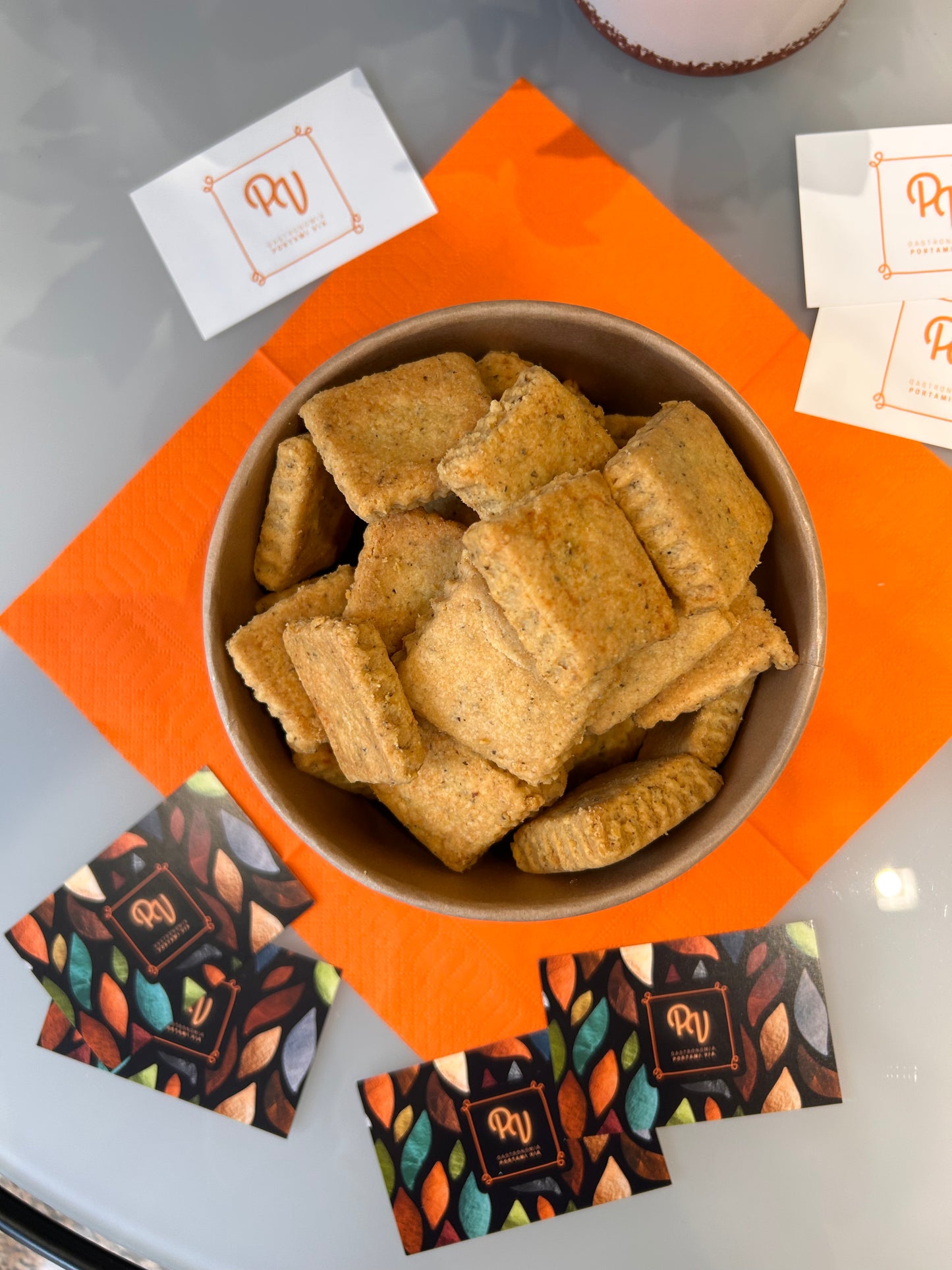 Box salata Biscotti al Parmigiano Reggiano