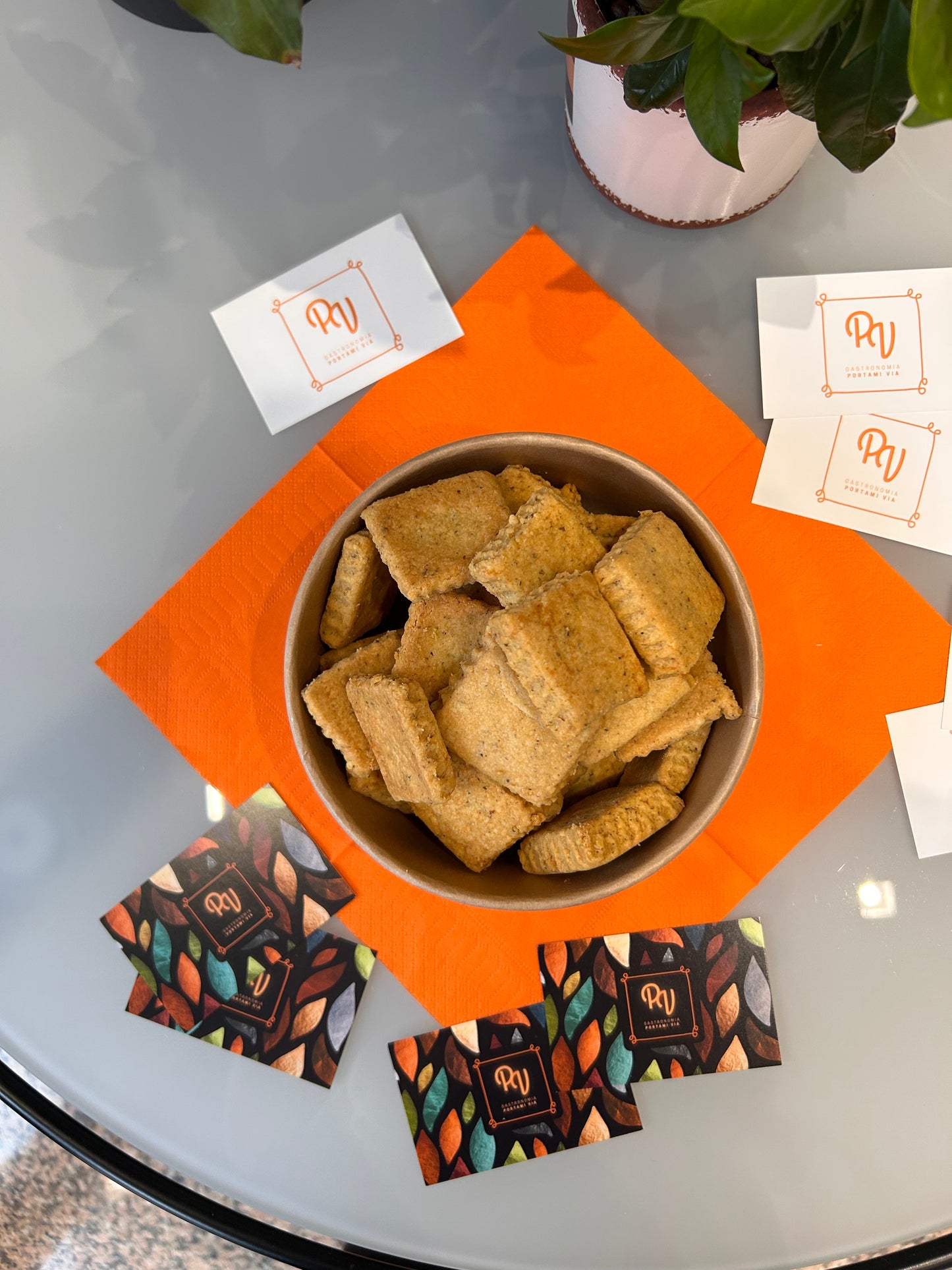 Box salata Biscotti al Parmigiano Reggiano